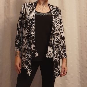 Cardigan w/ attached tank top